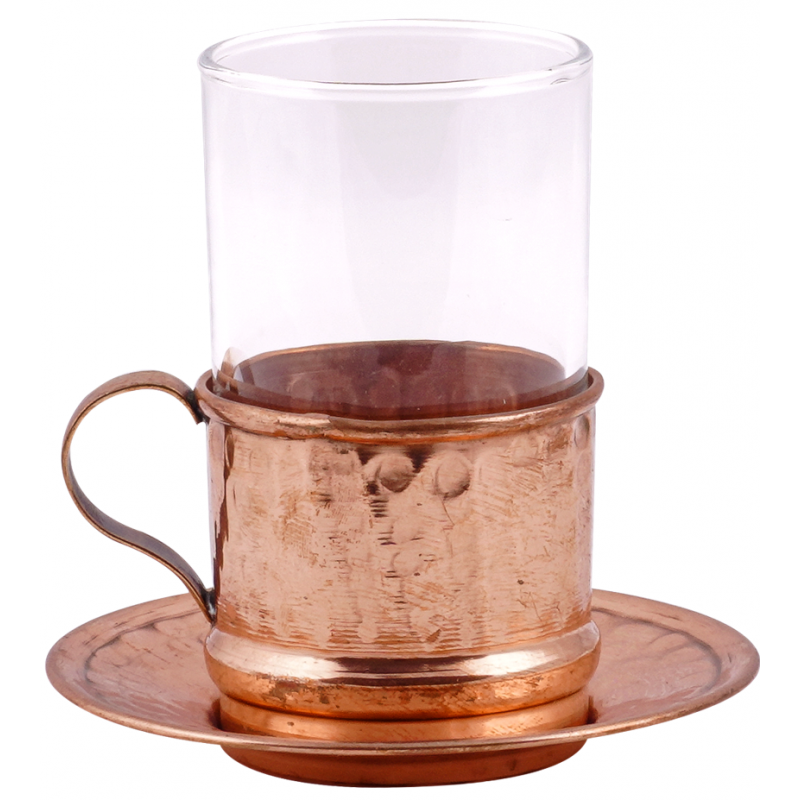 Plateau à thé en cuivre pur fait à la main, théière, tasse à thé, acce –  acacuss