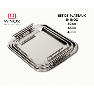 SET DE 3 PLATEAUX...